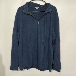 Calvin Klein Jeans Navy Zip-Up Sweater